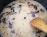 A picture of step 2 of Besan chutney.