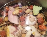 Foto del paso 2 de la receta: Habas guisadas con jamón y chorizo (michirones)