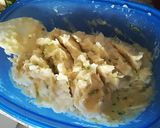 A picture of step 1 of Yuca and Zucchini Patties.