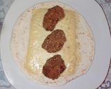 Une image de l'étape 4 de Wraps maison au poulet & Frites.