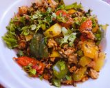 A picture of step 7 of Mix Sabzi Qeema.
