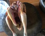 รูปขั้นตอนการทำที่ 2 ของ แกงหน่อไม้ดองใส่ไก่(แก๋งหน่อส้มใส่จิ้นไก่)