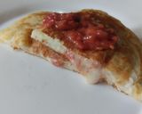 Foto del paso 7 de la receta: Panquecas de yuca y queso rellenos de dulce de guayaba🥯🥞🧀