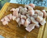 Une image de l'étape 4 de Panais et courgettes au poulet et bouillon de champignons.