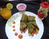 A picture of step 5 of Healthy wraps.