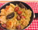 Foto del paso 4 de la receta: Repollo rehogado con chorizo y morcilla