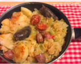 Foto del paso 4 de la receta: Repollo rehogado con chorizo y morcilla