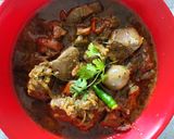 A picture of step 2 of Kaleji/ curry /livar curry/bakraeid speci festival.