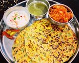 A picture of step 5 of Spinach Cheese Corn Parantha.