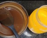 A picture of step 2 of Chocolate mysore pak.