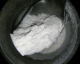 A picture of step 2 of Egg whites cookies(meringue cookies) baked in pateela oven.