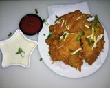 A picture of step 4 of Palak ke pakory.