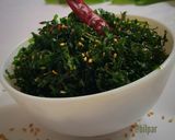A picture of step 11 of Crispy Spinach.