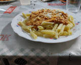 Foto del paso 9 de la receta: Macarrones con nata y huevo guisado