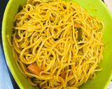 A picture of step 4 of Ching’s Hakka noodles.