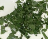 A picture of step 3 of Coriander local Jellof rice.