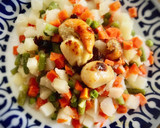 Foto del paso 2 de la receta: Vieiras a la plancha con verduras