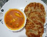 कूटू के पराठे और आलू की सब्जी (kuttu ke parathe aur aloo ki sabzi recipe in Hindi) रेसिपी चरण 3 फोटो