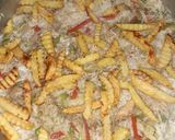 A picture of step 5 of Chinese Rice with Korean Egg Rolls.