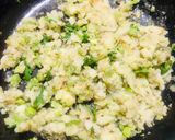 A picture of step 2 of Aloo kachori.