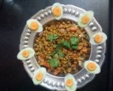 A picture of step 3 of Sprouted chana salad.