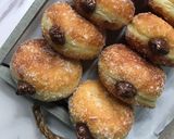 Gambar langkah 11 resipi Bomboloni Coklat.