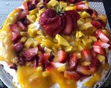 Pas rețetă Tort Pavlova cu căpșuni🍓 și magno 🥭 5 fotografie