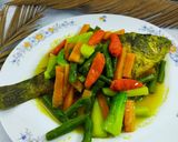 Foto langkah ke 10 dari resep Ikan Mas bumbu Acar.