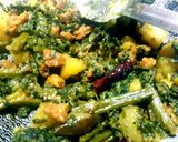 লাউ শাকের তরকারি (lau shaaker tarkari recipe in Bengali) রেসিপির ধাপ 6 ছবি