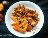 Hình bước làm 5 của món Chả giò khoai tây, hoành thánh khoai tây và khoai tây chiên