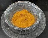 A picture of step 1 of Turmeric balls.