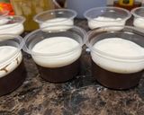 Foto langkah ke 5 dari resep Puding Coklat dengan Fla enak.