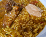 Foto del paso 7 de la receta: Arroz meloso de conejo y alioli de membrillo