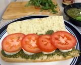 A picture of step 2 of 🥪Vegetarian Caprese sandwich 🥪.