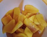 Foto langkah ke 1 dari resep Puding Buah Mangga.