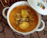Foto langkah ke 5 dari resep Gulai Jantung Pisang.