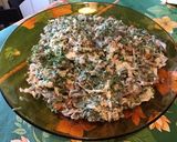 Une image de l'étape 15 de Trio de pâtes aux girolles, pancetta, emmental et persil (pasta cheese).