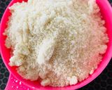 A picture of step 1 of Malai badam mehsoob (Fresh cream and almond mehsoob).
