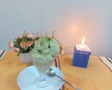 A picture of step 5 of Casar pista Malai kulfi.