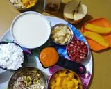 A picture of step 1 of મેંગો ક્રીમ ડેઝર્ટ.