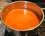 A picture of step 7 of Tomato Basil Soup.