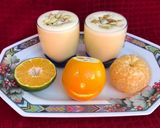 A picture of step 4 of Orange Lassi.