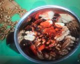 வறுத் காப்சிகம் வாதுமை கொட்டை துளிகள்(Roasted bell pepper walnut spread recipe in tamil) ரெசிபி ஸ்டேப் 4 புகைப்படம்