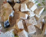 A picture of step 1 of Pollo alla Norma.