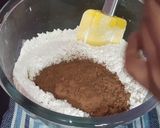 A picture of step 2 of Moist Dark Chocolate Cake.