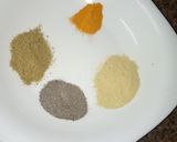 A picture of step 2 of Green grams curry #4week challenge.