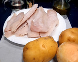 Foto del paso 1 de la receta: Merluza al horno con Alioli de Pera