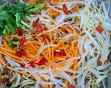 Hình bước làm 5 của món Gỏi Bò Bắp Chuối