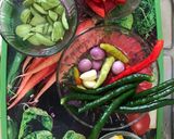 Foto langkah ke 2 dari resep Sambal Ijo Lada Hitam Ikan Pari (Dicampur Pete dan Tahu Kuning).