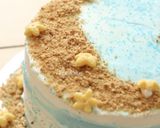 Foto langkah ke 15 dari resep Tutorial Menghias Kue Tema “Pantai” dengan Buttercream (Simple Decor).